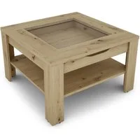 byLIVING Couchtisch RALPH, Breite 110 oder 67 cm, mit Glaseinsatz und Schubkasten, diverse Farben