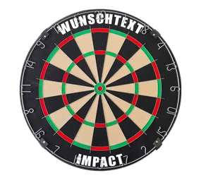 Dartboard mit Wunschtext