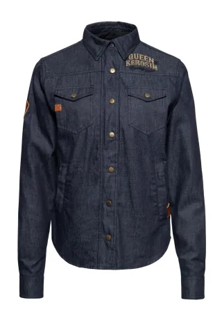 Queen Kerosin Damen Outdoor Funktionshemd Q.K. Queen Kerosin - Speedway Queens dunkelblau