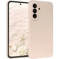 EAZY CASE Handyhülle TPU Hülle für Samsung Galaxy A37 6,7 Zoll, Bumper Case Matt Slimcover Silikonschutzhülle elastisch Taupe / Beige