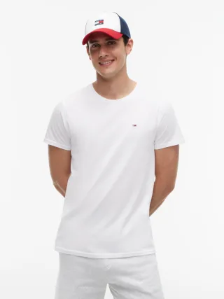 Tommy Jeans (PVH Group) - TJM XSLIM JERSEY TEE CLASSIC WHITE - Gr. - M