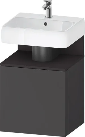 Duravit Qatego Waschtischunterbau wandhängend Graphit Matt 490x420x645 mm - QA4077R80490000 QA4077R80490000