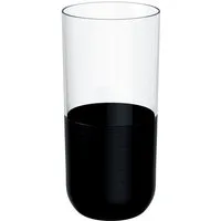 Villeroy & Boch Longdrinkglas Manufacture Rock Longdrinkbecher, 4-tlg., Glas, Kristallglas, 4 Stck, Handwäsche empfohlen