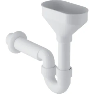 Geberit Rohrbogengeruchsverschluss für Geräte mit Trichter oval d50, 152393111 152393111