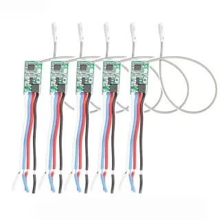 5pcs/10pcs 433.92Mhz Universal Wireless DC 3.6V-24V Remote Control Switch 1CH RF Relay Receiver LED Light Controller DIY