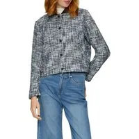 s.Oliver Bouclèjacke mit Metallic-Garn