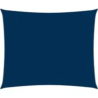 vidaXL Sonnensegel Sonnensegel Oxford-Gewebe Rechteckig 3x5 m Blau, (1-tlg)