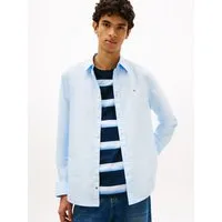 Tommy Jeans Langarmhemd TJM POPLIN Regular fit, Kentkragen