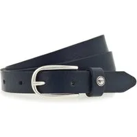 Tamaris Ledergürtel "Cassia Silver" weiches Rindleder mit leichter Narbung, schmal