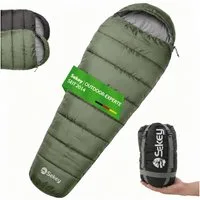 Sekey Mumienschlafsack Mumienschlafsack 220 cm leicht oder warm für Camping und Reisen, Leicht oder warm wählbar – ideal für Camping & Trekking