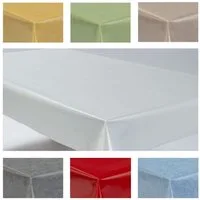 laro Tischdecke Wachstuchtischdecke Uni Style PVC Eckig