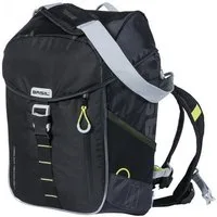 Basil Fahrradrucksack Basil Fahrradrucksack Miles Nordlicht wasserdicht black lime 17l 31x17