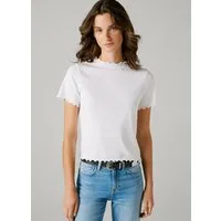 Pepe Jeans T-Shirt NORA mit gewellten Abschlüssen