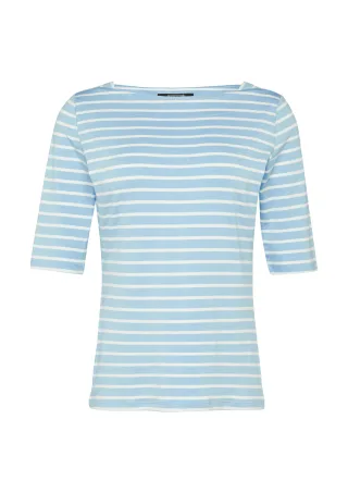 comma - T-Shirt blau - Gr. - 44