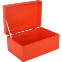 Creative Deco Holzkiste mit Deckel Groß Erinnerungsbox Baby Holzbox 30 x 20 x 14 cm, mit Scharnieren