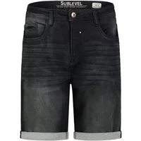 SUBLEVEL Jeansshorts Bequemer Schnitt Umschlag Klassischer Denim Sommer Look (1-tlg) H13247BI62642K_Shorts