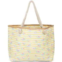 styleBREAKER Strandtasche Strandtasche mit Streifen und Melone Print (1-tlg)