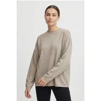 ONLY Strickpullover ONLLOYAL AMALIO LIFE LS O-NECK KNT NOOS Materialmix