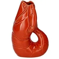 Giftcompany Dekovase Madame Crevette Hummer Vase XS orangerot 14cm (Vasen)