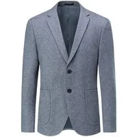 Allthemen Sakko im Slim Fit lässige Anzugjacke mit Streifen